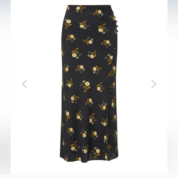 Veronica Beard Franconia Floral Skirt Size 4 - Picture 11 of 13